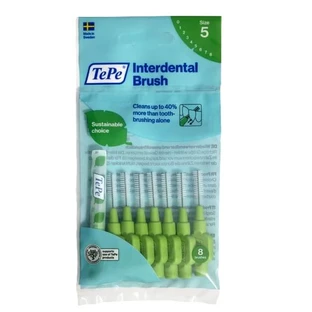 TePe Original toothbrushes 0.8mm green, 8 pcs.