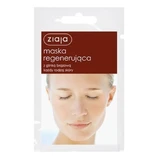 Ziaja, Regenerating mask with peach clay, for all skin types, 7ml - Long shelf life!