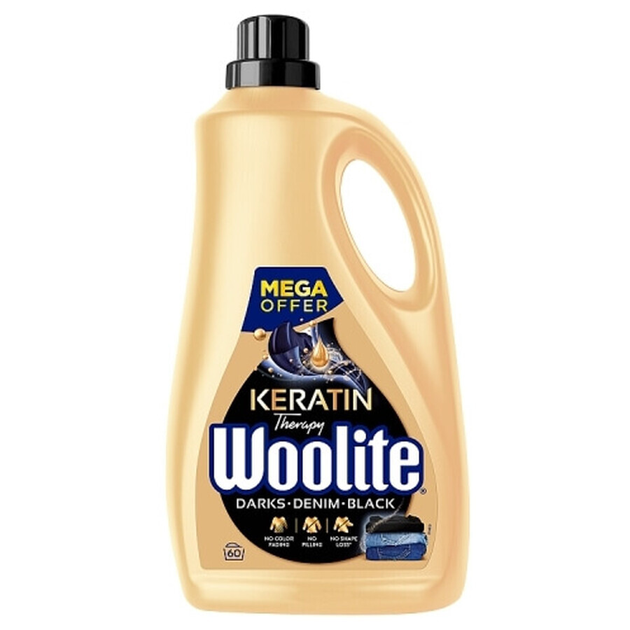 Woolite Donker Keratine Therapie Wasmiddel zwart 3.6 L/ 60 wasbeurten