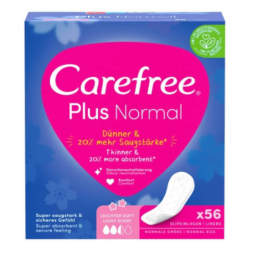 Buy Carefree, Plus Normal, pads, 56 pieces Carefree, Plus Normal, pads, 56 pieces