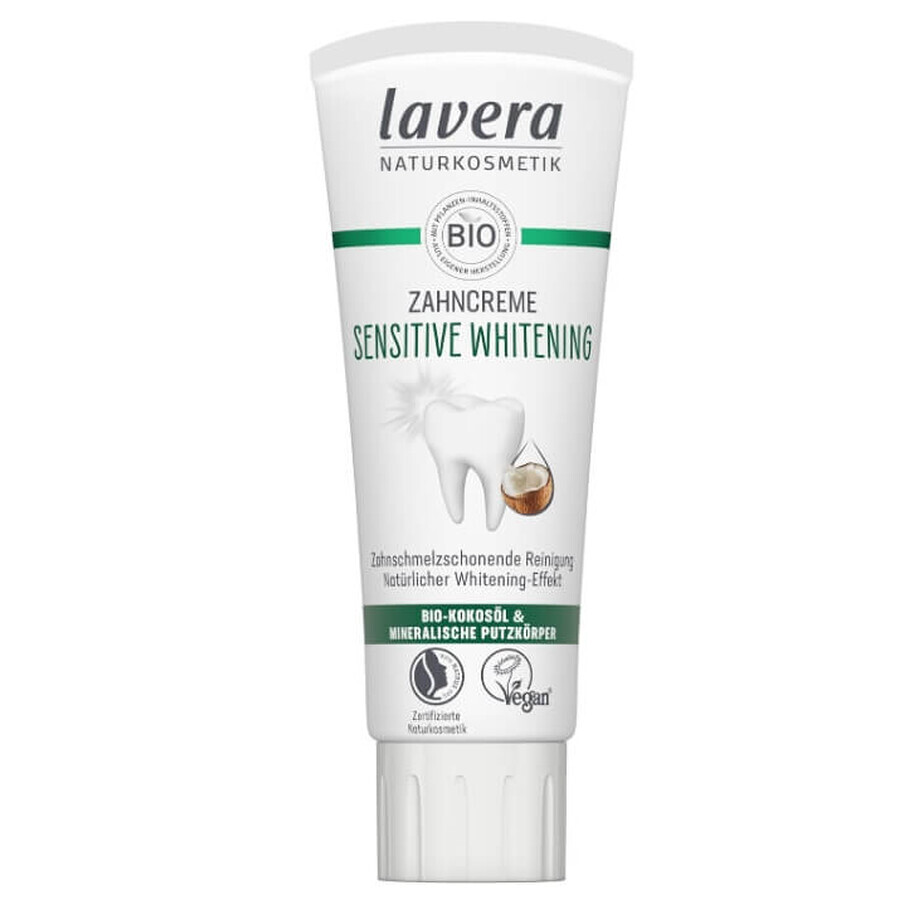 Lavera Sensitive Whitening Toothpaste, 75 ml