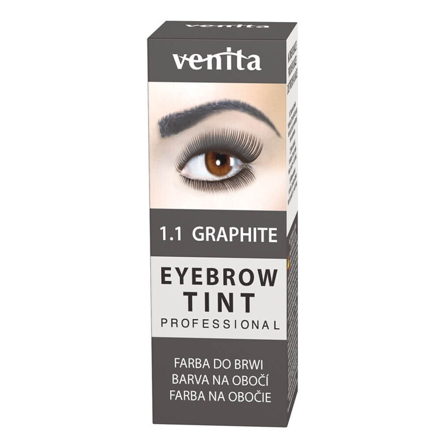 Venita Professional Eyebrow Tint Vopsea pentru sprâncene Grafit