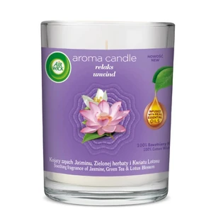 Air Wick Tapa Decorativa Vela Decorativa Relajante Perfumada 220 g