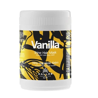 Kallos Masque capillaire à la vanille pour cheveux secs et ternes, 1000ml