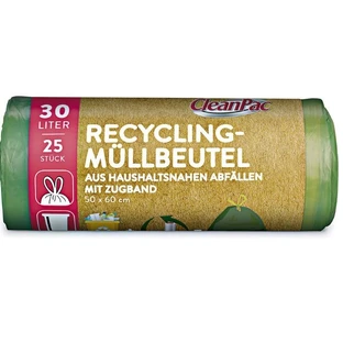 CleanPac, Abfallsäcke mit Kordelzug 30l, 25 Stück