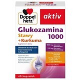 Doppelherz Aktiv Glucosamin 1000 Gelenke + Curcumin, 40 Kapseln