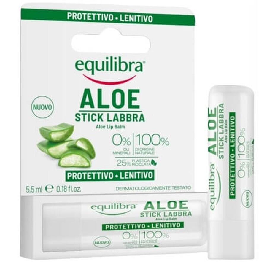 Cumpără Equilibra, Aloe Vera Lip Stick, 5.5 ml Equilibra, Aloe Vera Lip Stick, 5.5 ml
