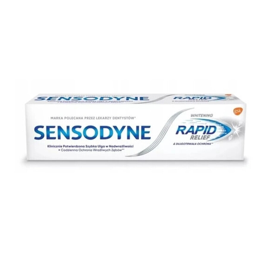 Boutique Sensodyne Whitening Dentifrice blanchissant à soulagement rapide 75ml Sensodyne Whitening Dentifrice blanchissant à soulagement rapide 75ml