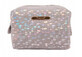 Donegal pink and gold cosmetic bag 4853