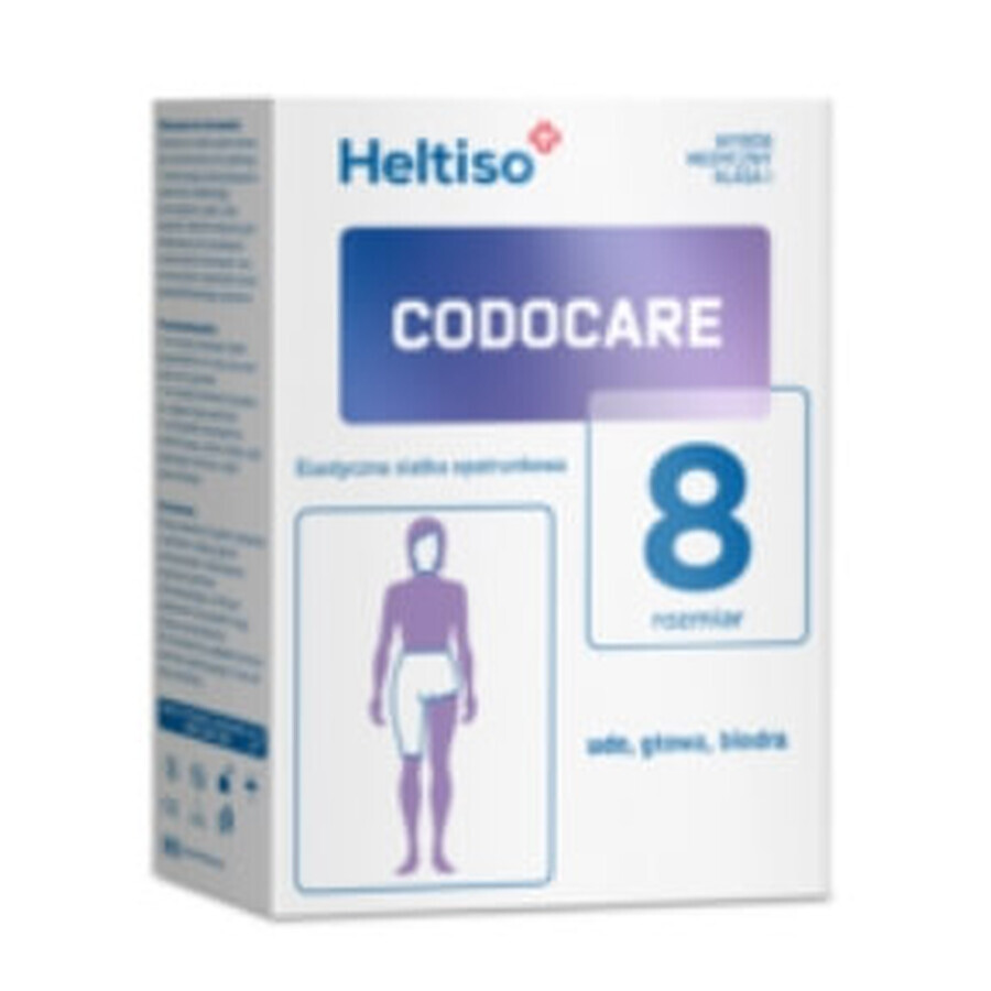 Heltiso Codocare Filet à bandage, élastique, taille 8, 100cm, 1 pc - Longue durée !