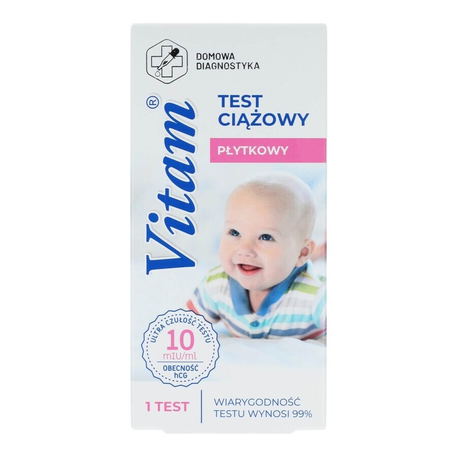 Vitam Test, întrebare 10mlU/ml, 1 buc - Termen lung!