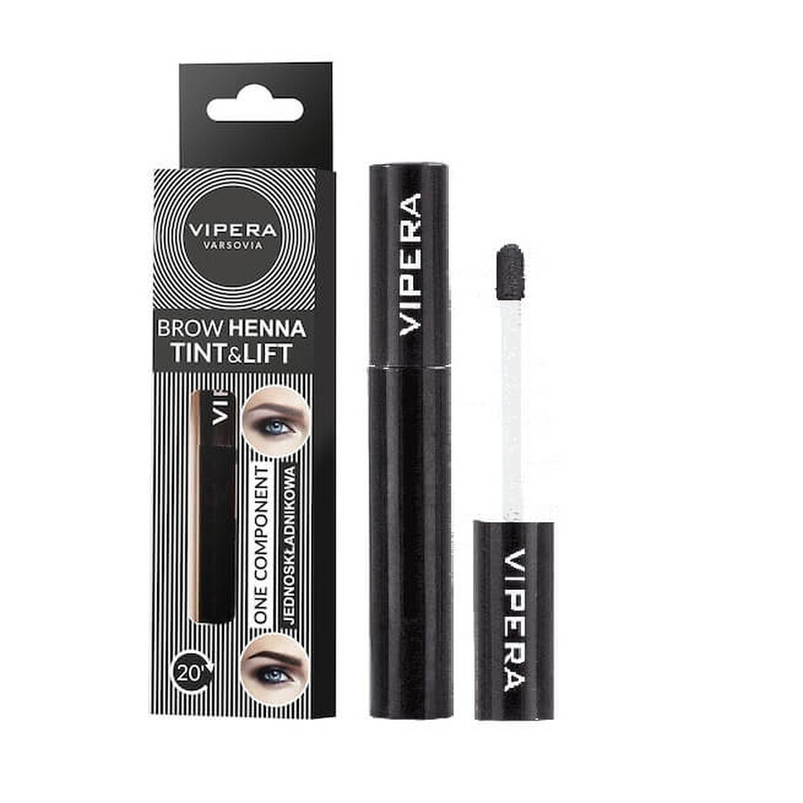 Winkel op Vipera Brow Henna Tint amp; Lift Henna Single Action Brow Tint Dark Graphite, 5ml Vipera Brow Henna Tint amp; Lift Henna Single Action Brow Tint Dark Graphite, 5ml