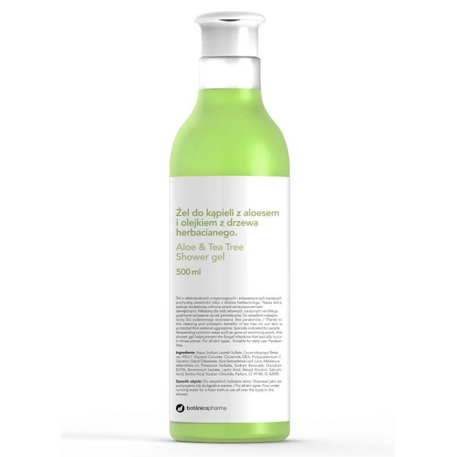 Botanicapharma aloë vera en tea tree olie badgel, 500ml