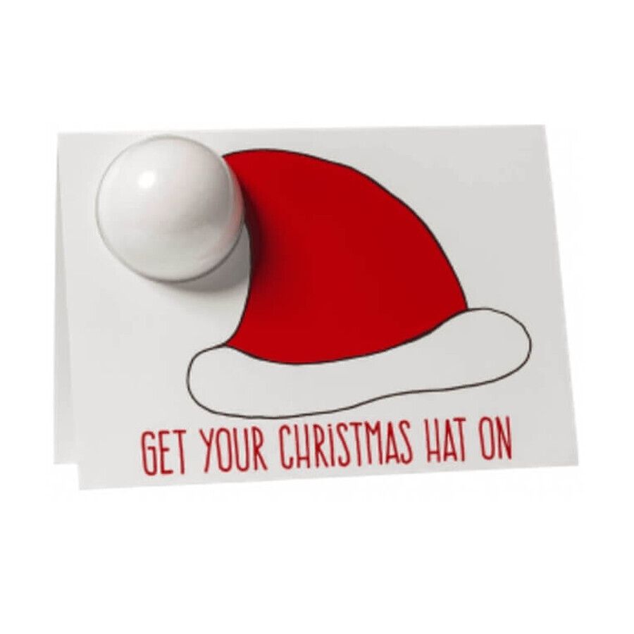 Bomb Cosmetics, felicitare Santa Hat cu bile, 50g