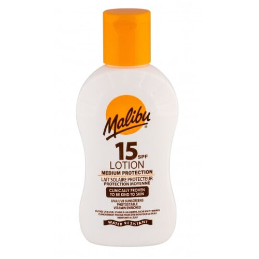 Malibu Loción Solar SPF15 Ciaa, 100ml