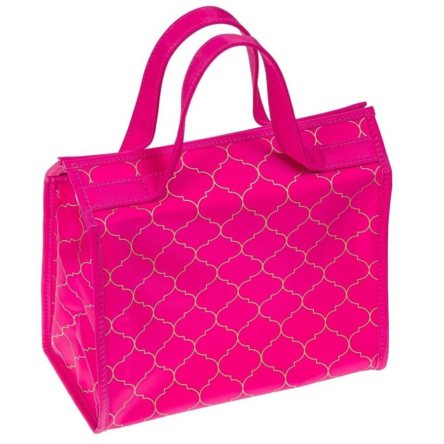 Auri Art Deco pink cosmetic case
