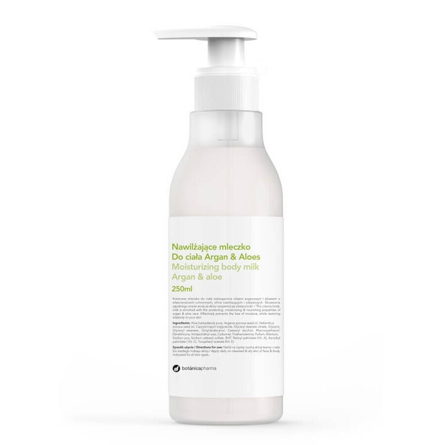 Botanicapharma Moisturizing Body Lotion Argan & Aloe Vera, 250ml