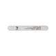 Peggy Sage Double sided straight nail file 80/80 zebra, 1 pc