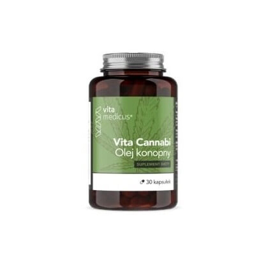 VitaMedicus Vita Cannabi Olio di canapa, 30 capsule