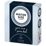 Preservativos Mister Size, 69 mm, 3 unidades