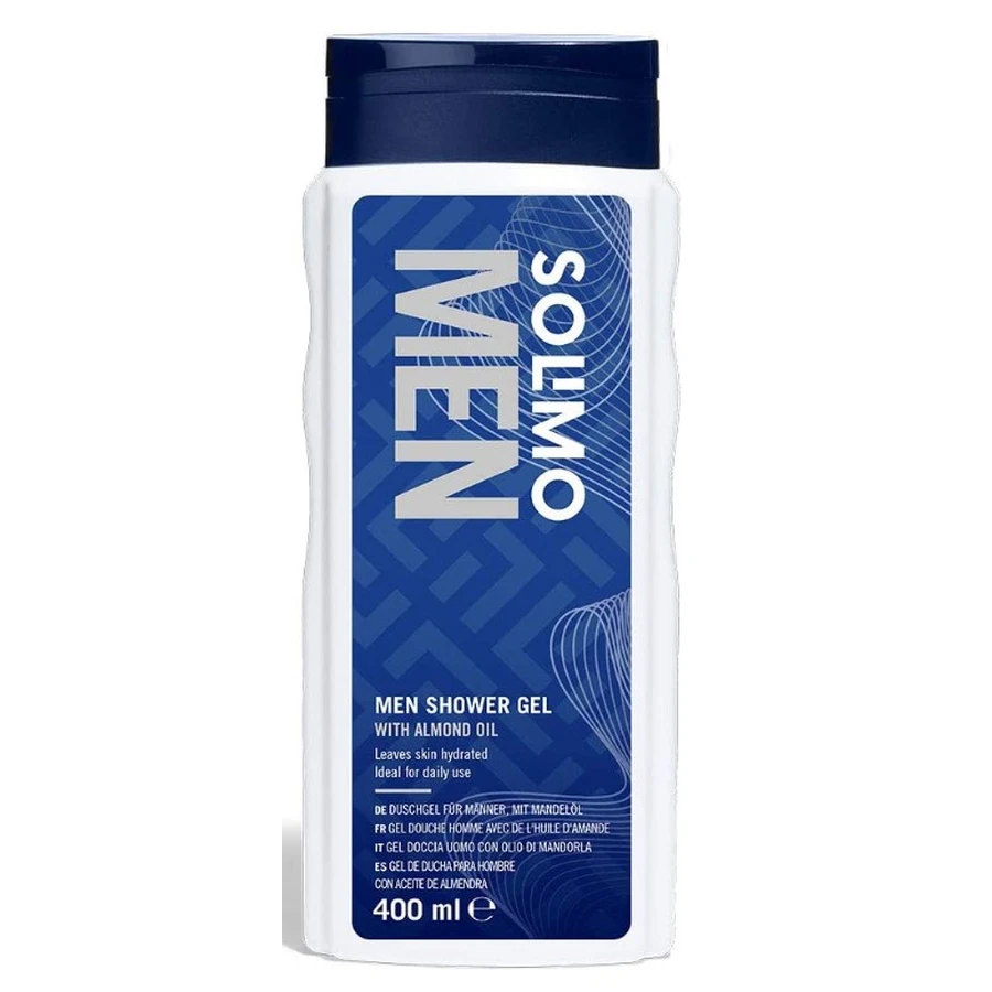 Solimo Men, douchegel, amandelolie, 400ml