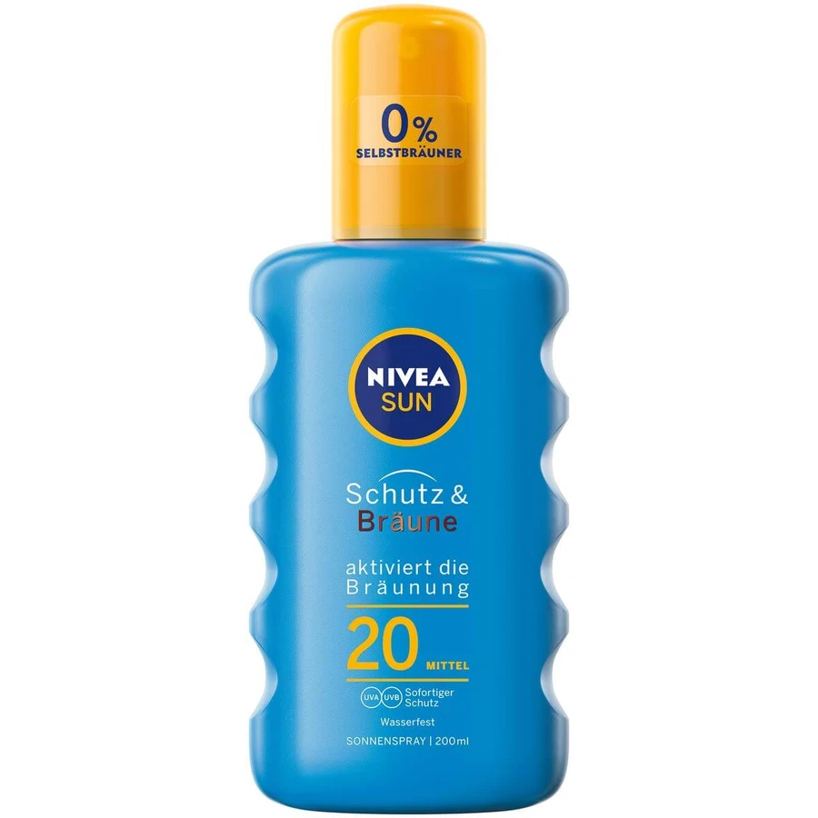 Nivea Sun, Sun Protection Spray, SPF 20, 200 ml