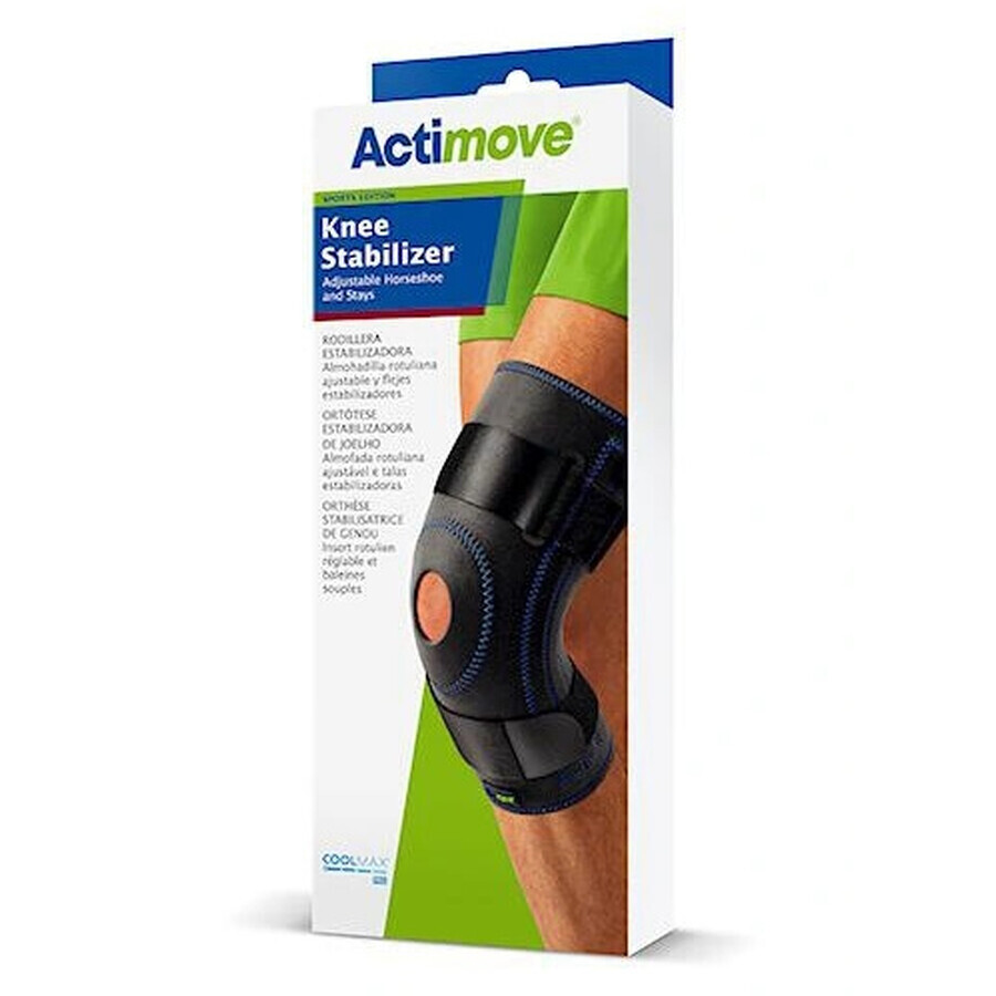 Actimove, protezioni per ginocchia in nero taglia M - A lungo termine!