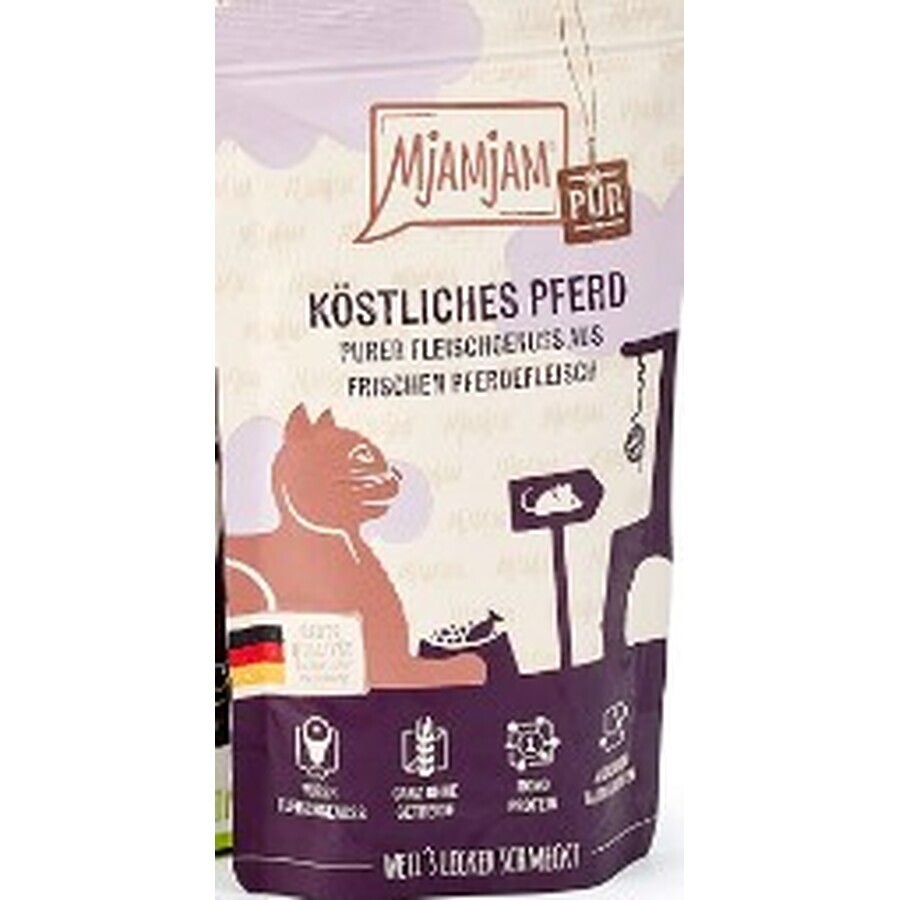 MjAMjAM, cibo umido per gatti, carne di cavallo, 125g