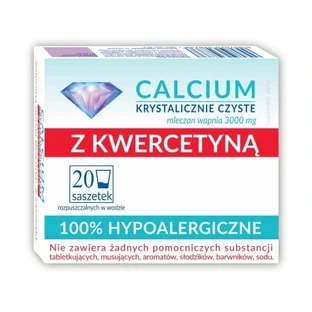 Calcio Crystal Clear con Quercetina, 20 sobres