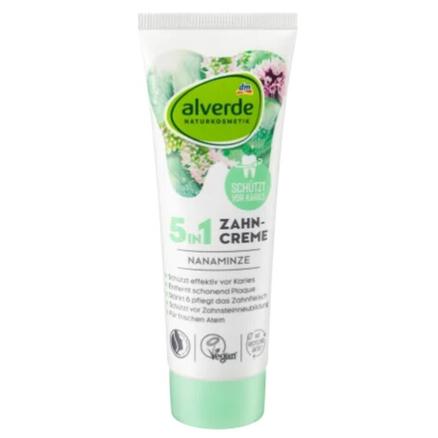Alverde, Nanaminze toothpaste, 75 ml