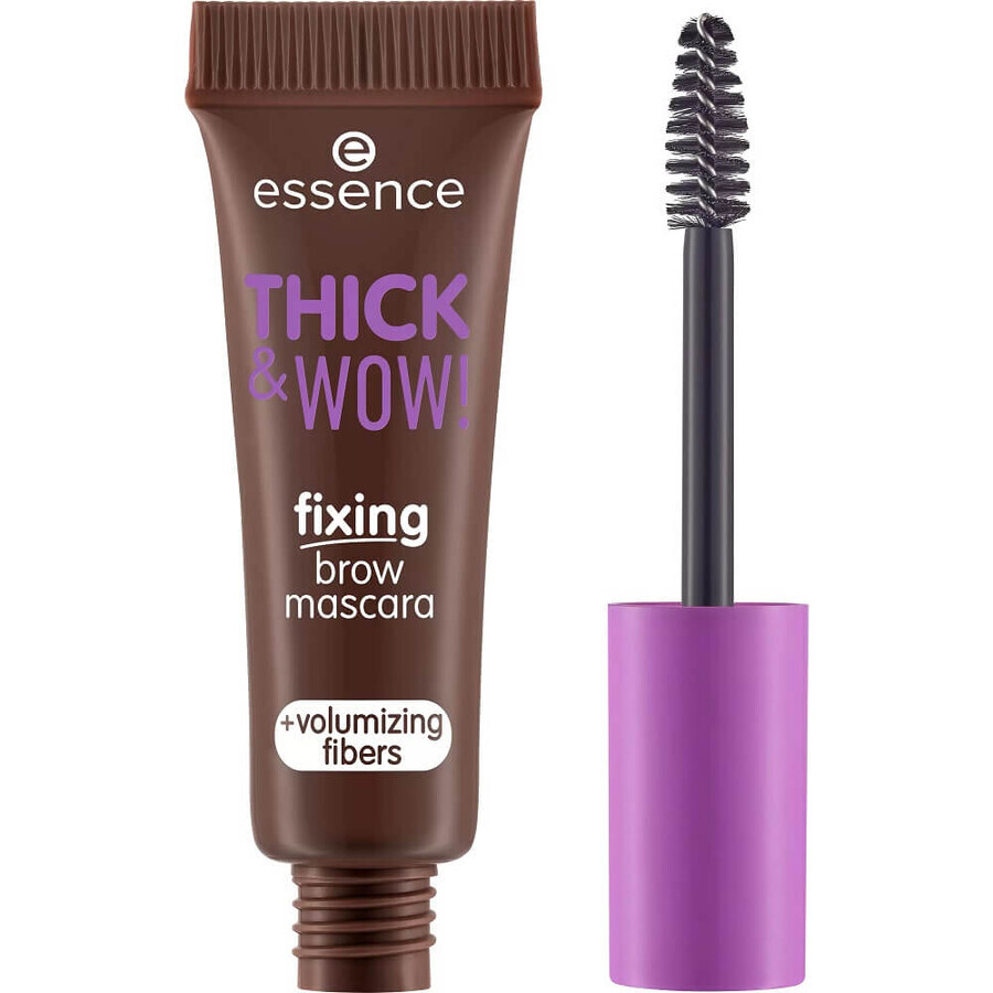 Cumpără Essence Thick amp; Wow! Fixing Eyebrow Mascara 03 Brunette Brown, 6ml Essence Thick amp; Wow! Fixing Eyebrow Mascara 03 Brunette Brown, 6ml