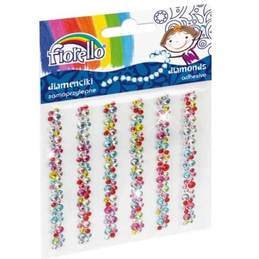 Self-adhesive diamonds, mixed colors GR-DS08
