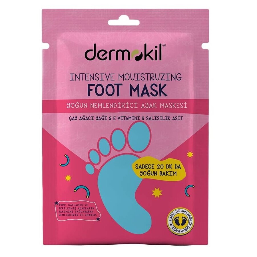 Buy Dermokil Intensive moisturizing foot mask 30ml Dermokil Intensive moisturizing foot mask 30ml