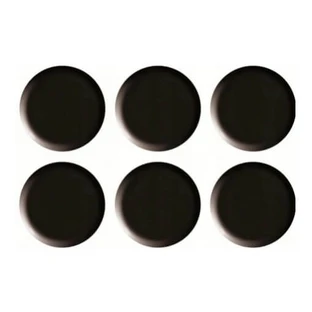 Aimants pour tableau blanc 20mm, noir, 6 pièces