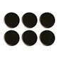 Aimants pour tableau blanc 20mm, noir, 6 pièces