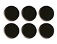 Magneti per lavagne bianche 20 mm, nero, 6 pezzi