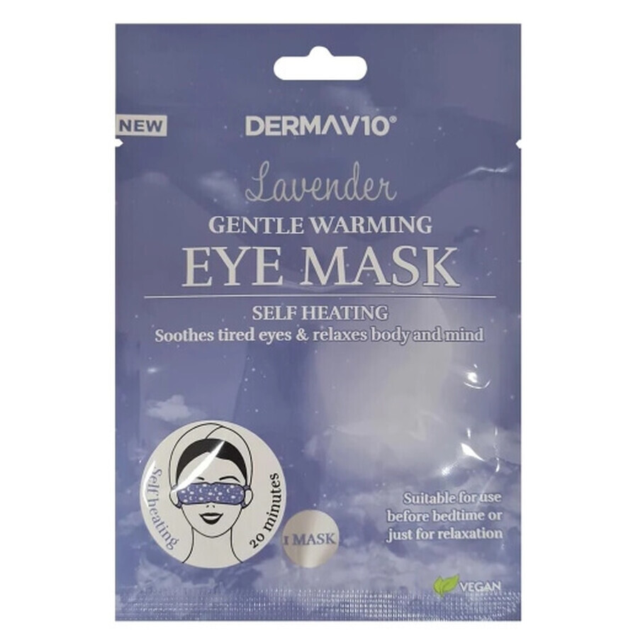 Derma V10 Lavendel Oogmasker Lavendel, 1 st