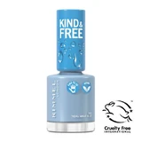 Rimmel Kind amp; Free vegan nail polish 152 Tidal Wave Blue, 8ml