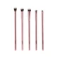 Glov Roze oogmake-up kwasten, 5 stuks