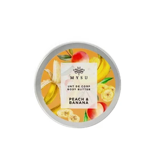 Peach & Banana Body Butter, 185 ml, Mysu