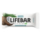 Barre de noix de coco crue biologique sans gluten avec noix de coco, 40 g, Lifebar