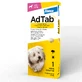 Antiparasitario oral para perros de 2,5-5,5 kg AdTab Dog 112,5 mg, 1 comprimido, Elanco