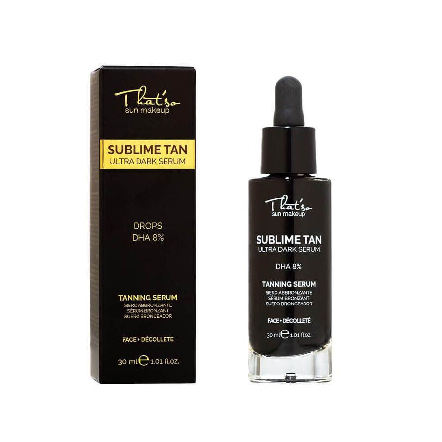Bronzing Serum 8% DHA Sublime Tan Ultra Dark, 30 ml, That So