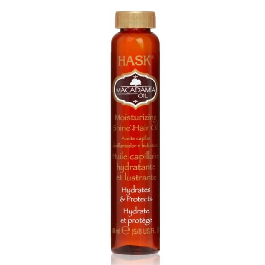 Acquista Olio di macadamia idratante e protettivo per capelli, 18 ml, Hask Olio di macadamia idratante e protettivo per capelli, 18 ml, Hask