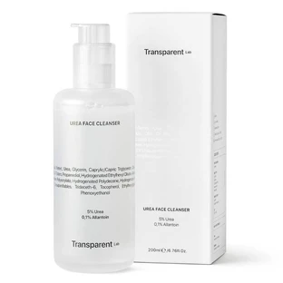 Facial cleansing gel with 5% urea, 200 ml, Transparent Lab