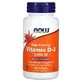 Vitamine D-3, 1 000 UI, 180 gélules, Now Foods