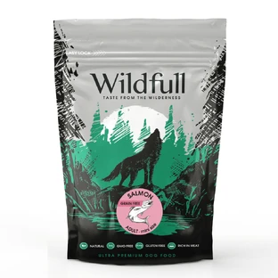 Zalm droogvoer voor kleine volwassen honden Adult Mini Size, 500 g, Wildfull