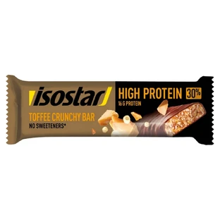 High Protein Toffee Crunchy Toffee Crunchy Chocolate Protein Bar, 55 g, Isostar