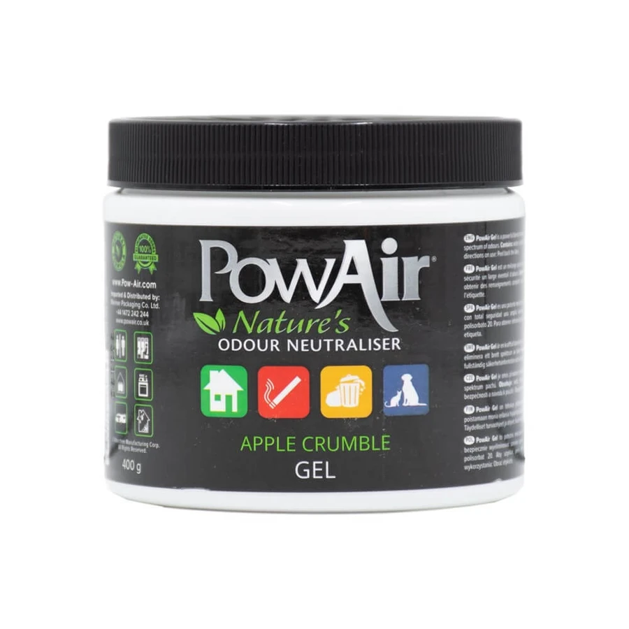 Gel neutralizzante e antiodore Apple Crumble, 400 g, PowAir