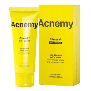 Gezichtsmasker met BHA en zwavel voor post-acne vlekken Zitmasker, 100 ml, Acnemy